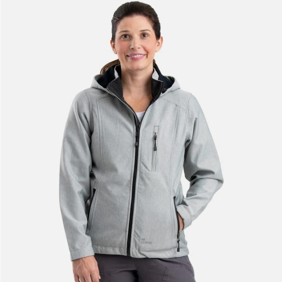 Berne Women's Hooded Softshell Jacket Size XL - Picture 1 of 8